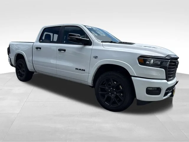 New 2026 Bright White Clear-Coat Exterior Paint RAM Laramie image 1
