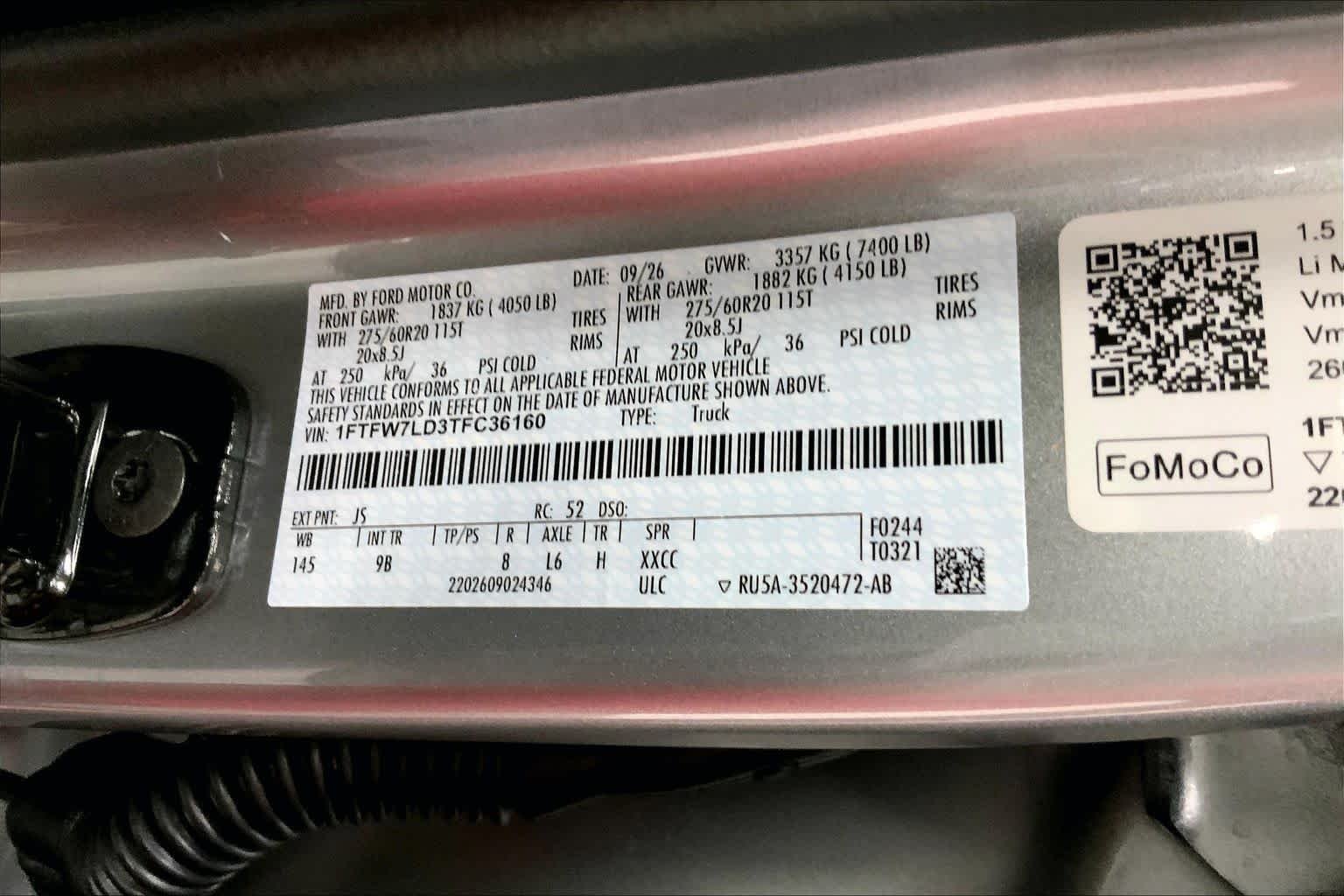 New 2026 Iconic Silver Metallic Ford Platinum® image 19