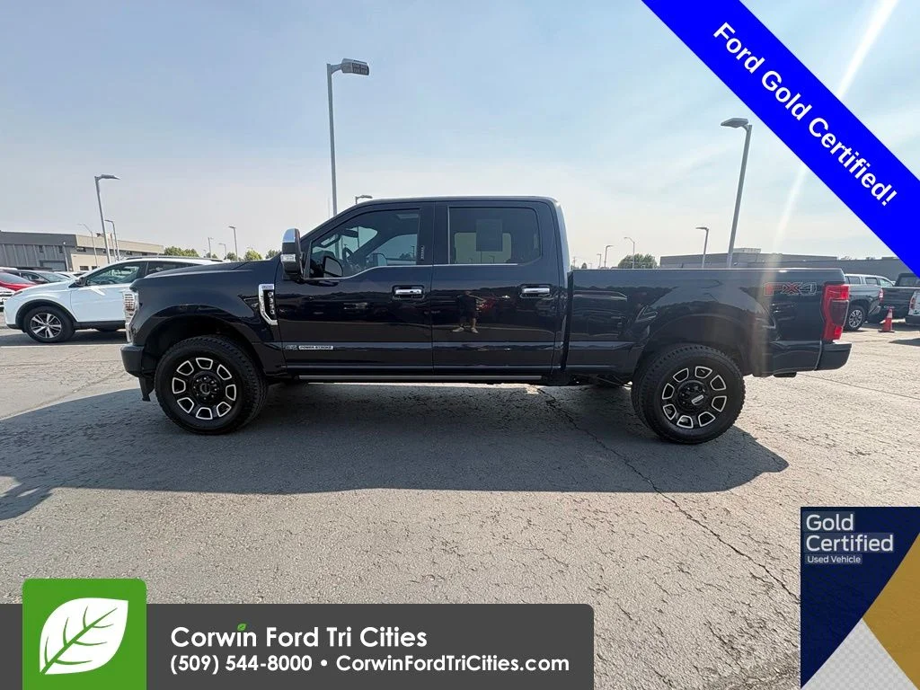 Used 2021 Antimatter Blue Metallic Ford  image 4