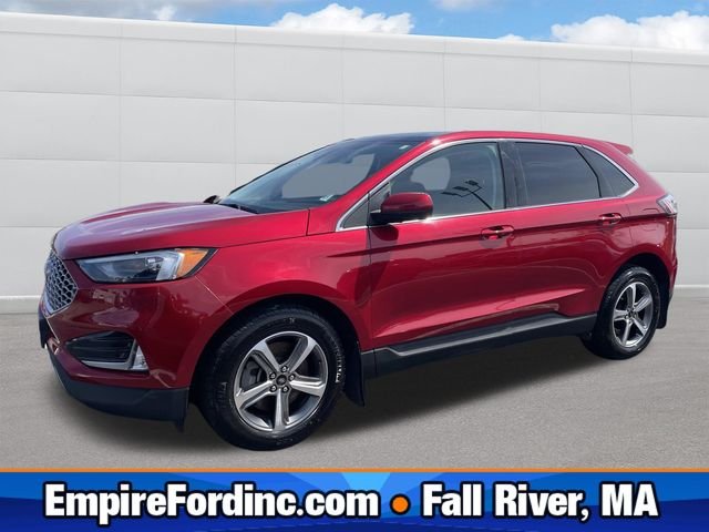 Used 2023 Rapid Red Metallic Tinted Clearcoat Ford SEL image 1