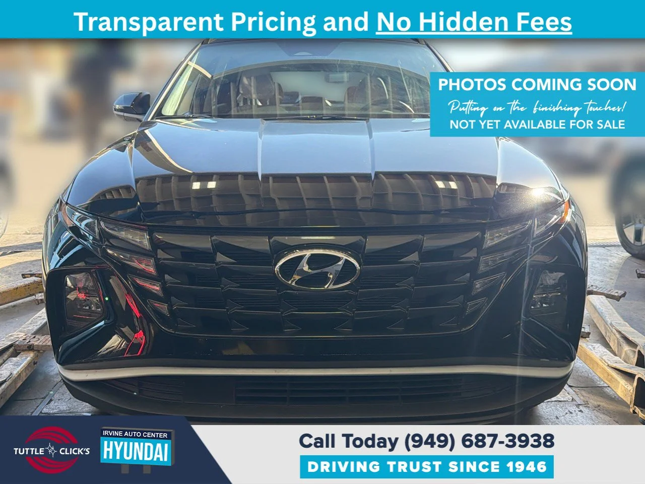 Used 2024 BLACK PEARL HYUNDAI SEL image 1