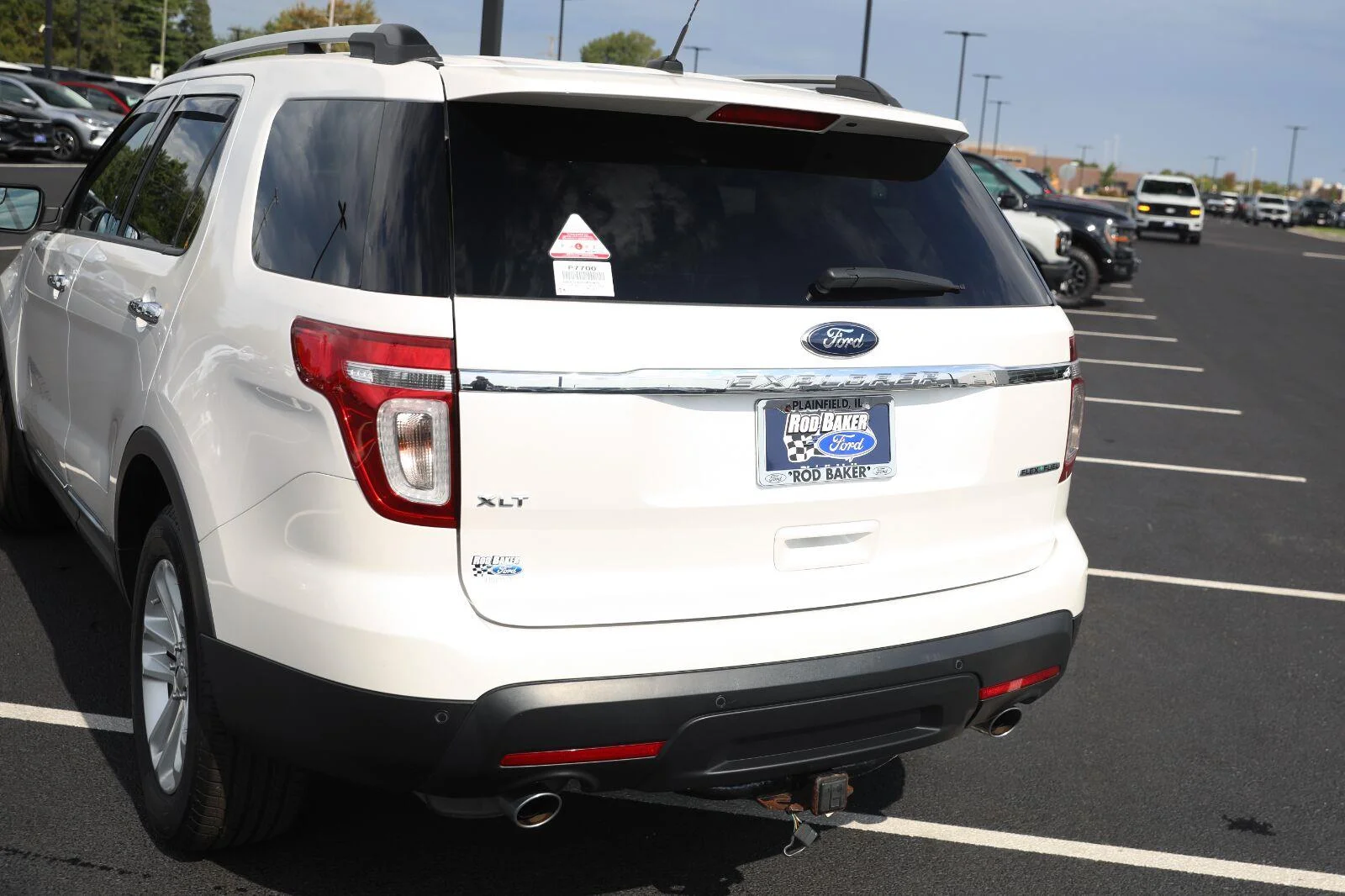 Used 2013 White Platinum Metallic Tri-Coat Ford XLT image 18