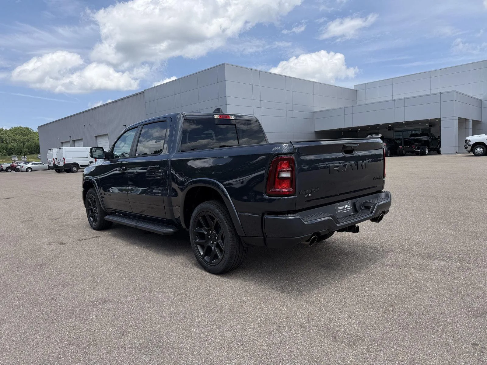 New 2026 Forged Blue Metallic Exterior Paint RAM Laramie image 4