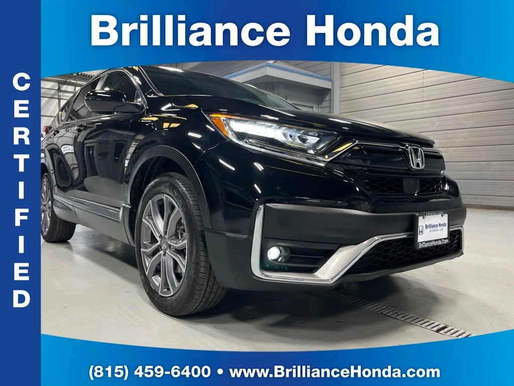 Certified Used 2022 Crystal Black Pearl Honda Touring image 1
