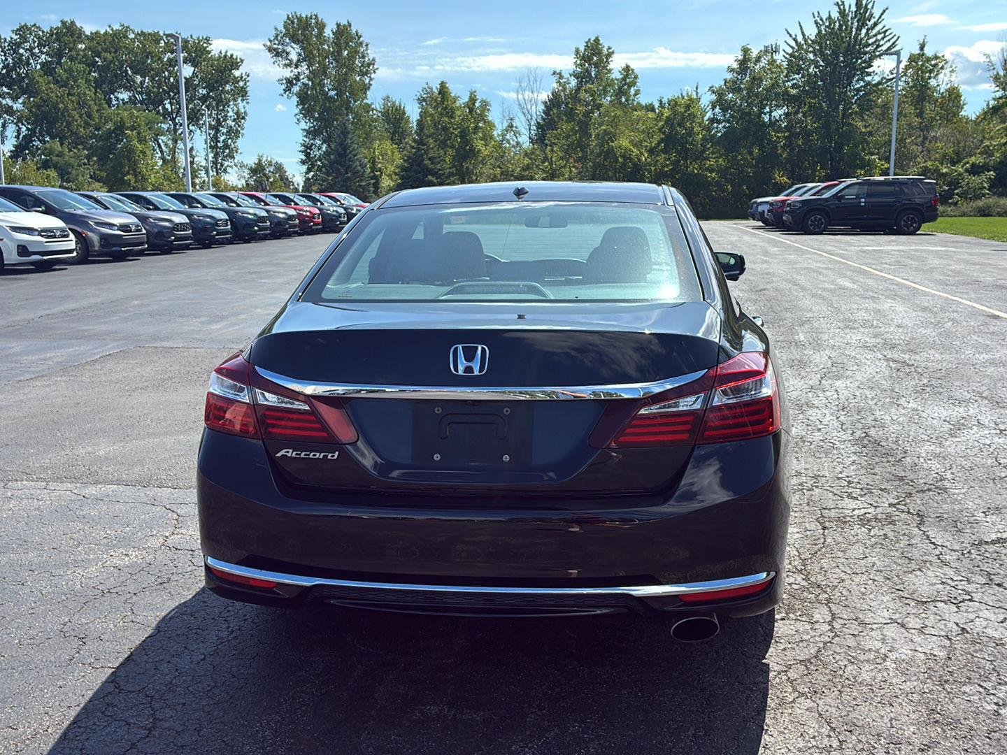Used 2017 Crystal Black Pearl Honda EX image 25