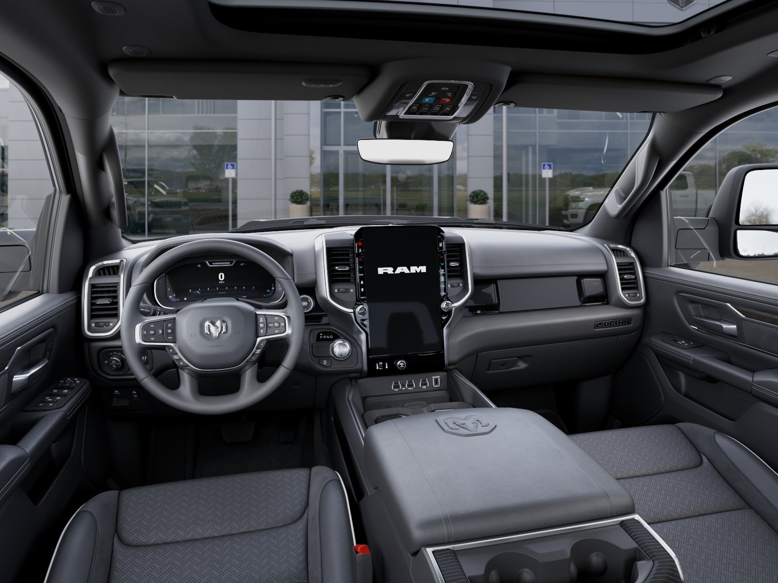 New 2026 Diamond Black Crystal Pearl-Coat Exterior Paint RAM Laramie image 40