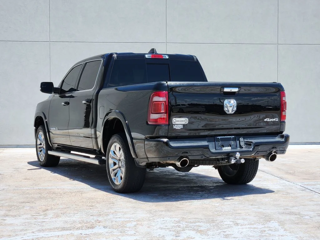 Used 2022 Diamond Black Crystal Pearlcoat Ram Longhorn image 6