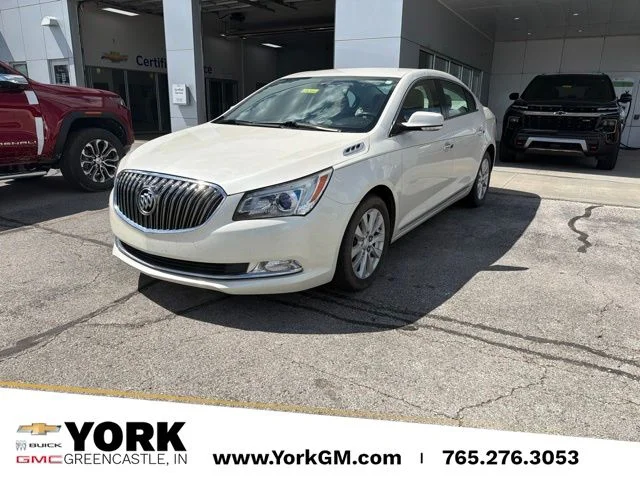 Used 2014 White Buick Leather Group image 1