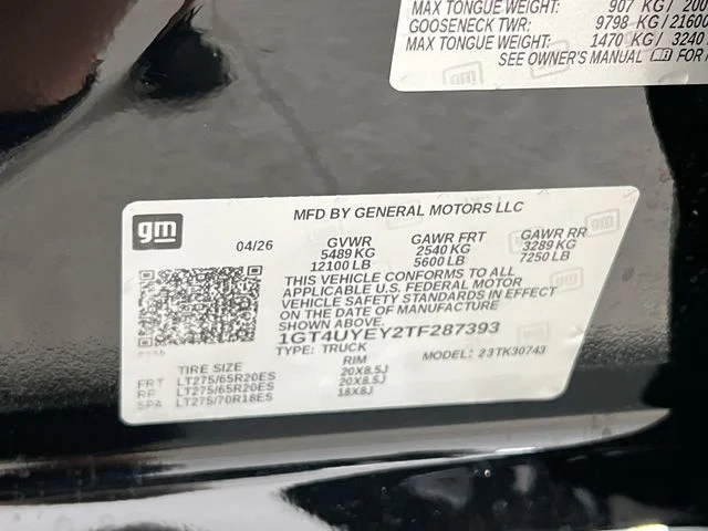 Used 2026 Black GMC Denali Ultimate image 44