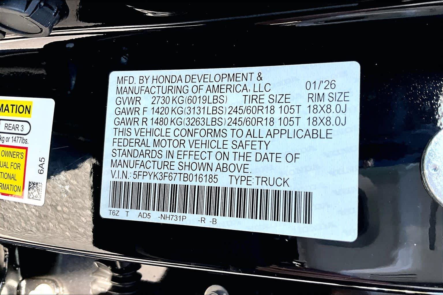 2026 Honda Ridgeline TrailSport - Photo 14