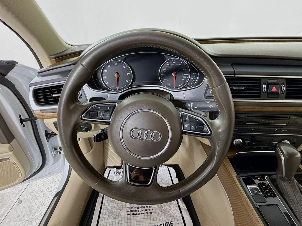Used 2017 Glacier White Metallic Audi Premium Plus image 11