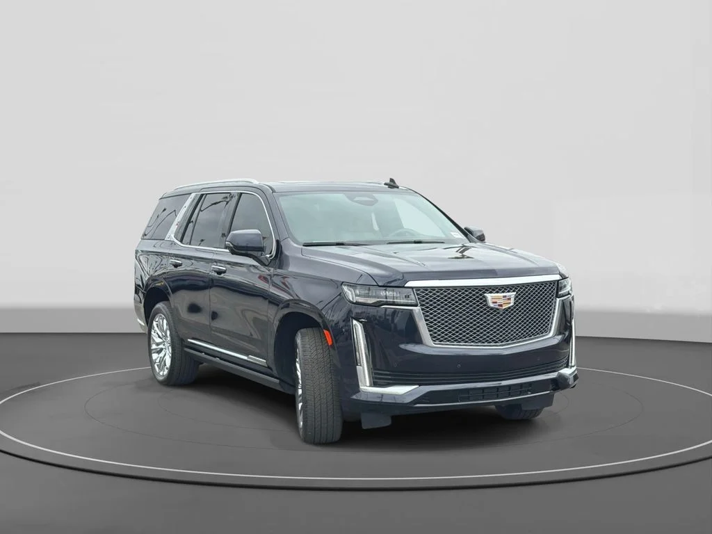 Used 2023 Dark Moon Blue Metallic Cadillac RWD Premium Luxury Platinum image 3