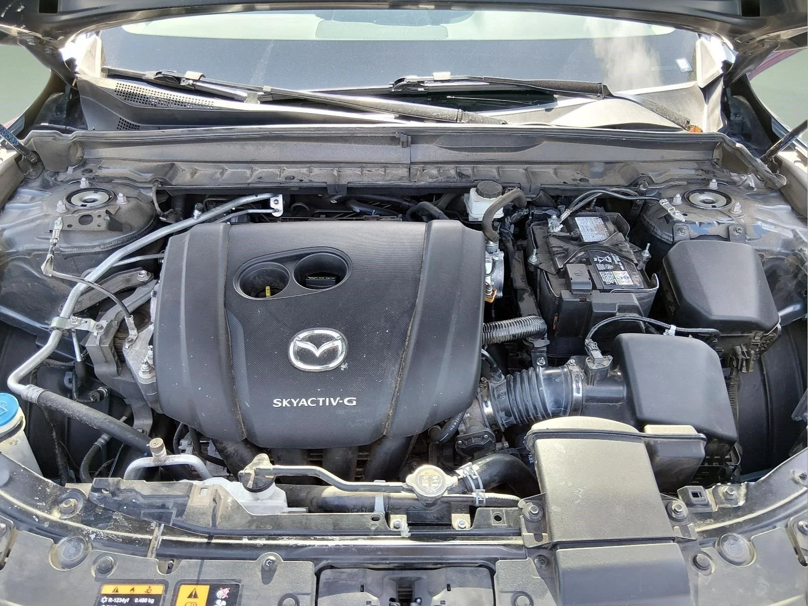 Used 2024 Ingot Blue Metallic Mazda 2.5 S Preferred Package image 14