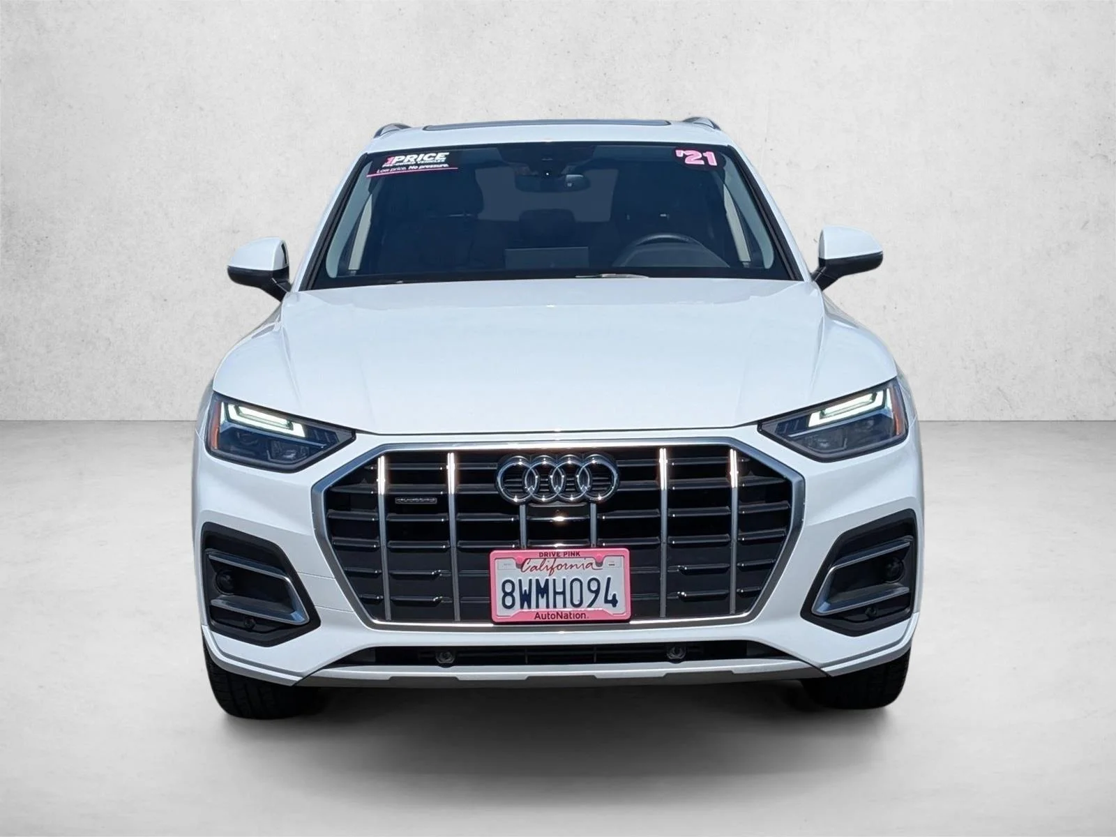 Used 2021 Glacier White Metallic Audi Premium Plus image 2
