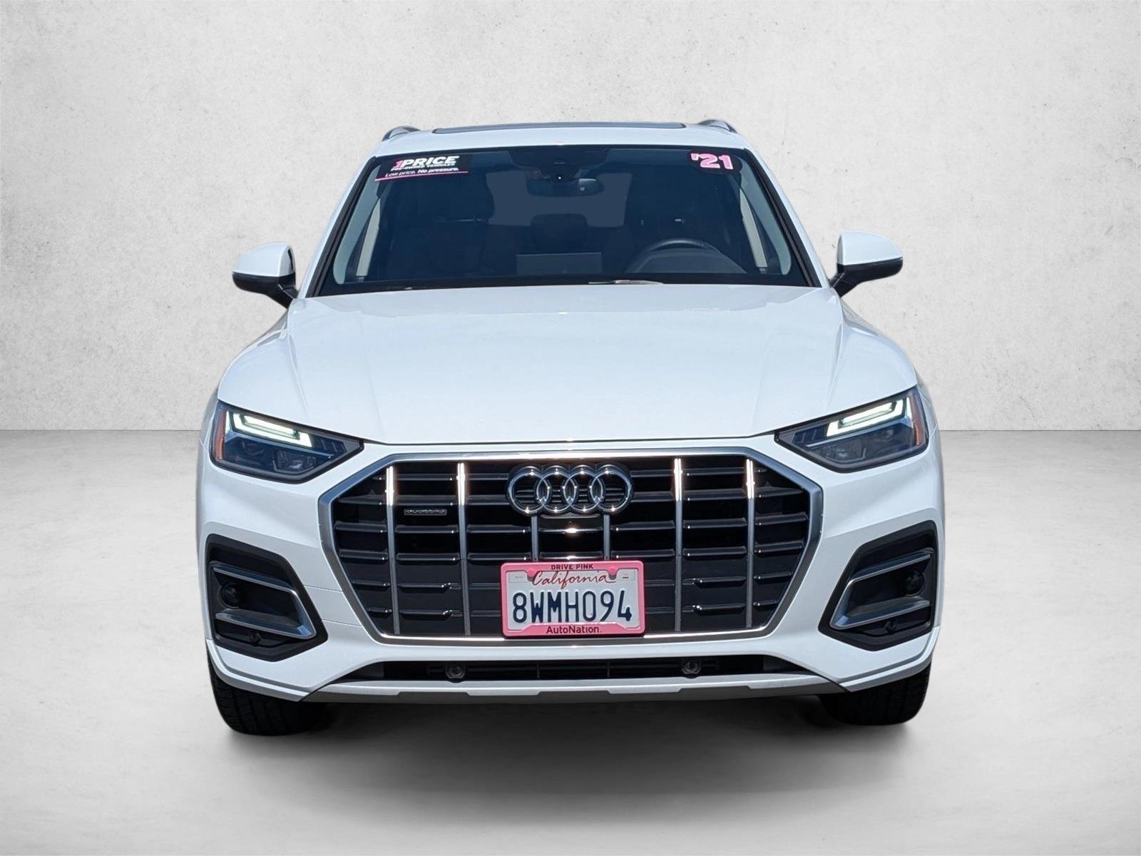 Used 2021 Glacier White Metallic Audi Premium Plus image 2