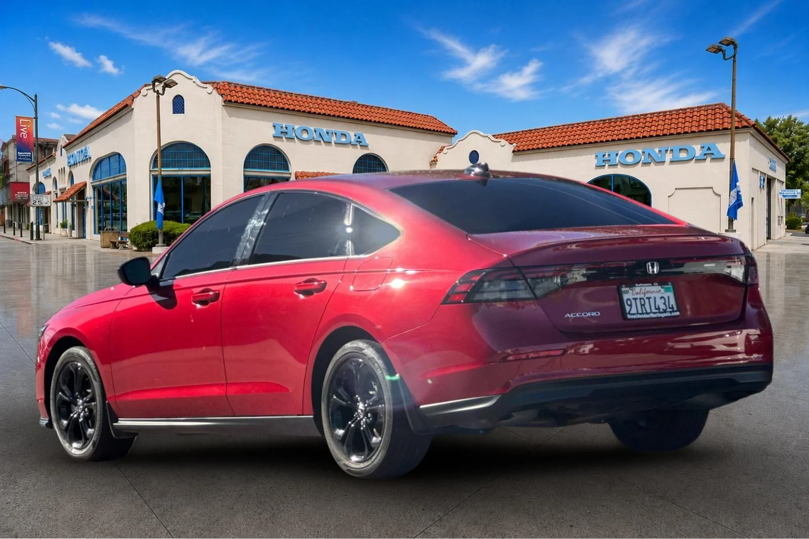 Certified Used 2025 Radiant Red Metallic Honda SE image 6