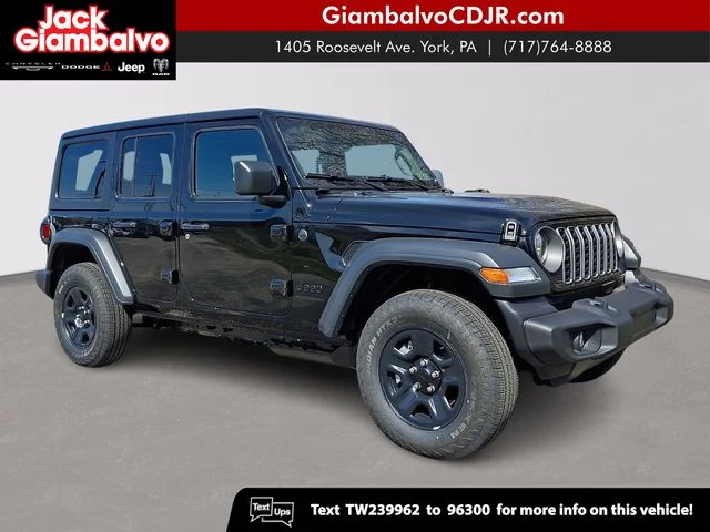 New 2026 Black Jeep Sport image 1