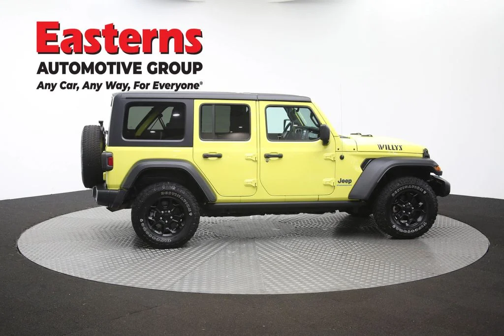Used 2023 Yellow Jeep Willys 4xe image 44