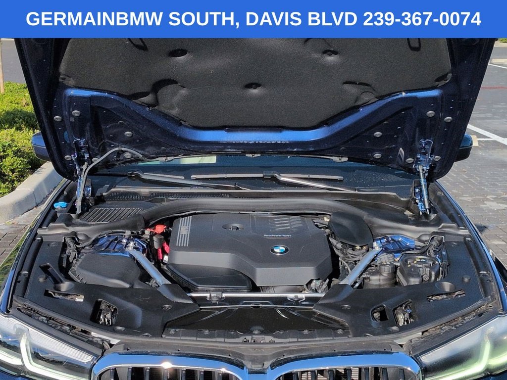 Certified Used 2023 Blue Metallic BMW 530i image 14