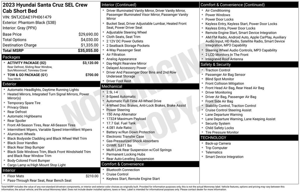 Certified Used 2023 Black Hyundai SEL image 6