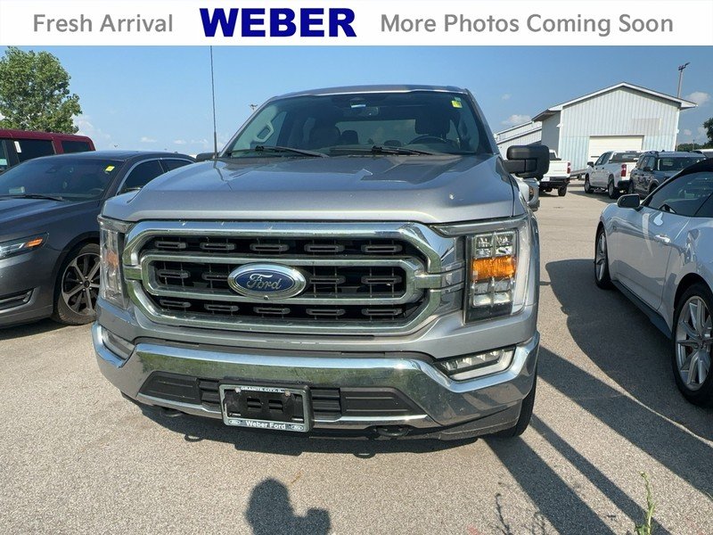 Used 2022 Iconic Silver Metallic Ford XLT 4WD SuperCrew 5.5