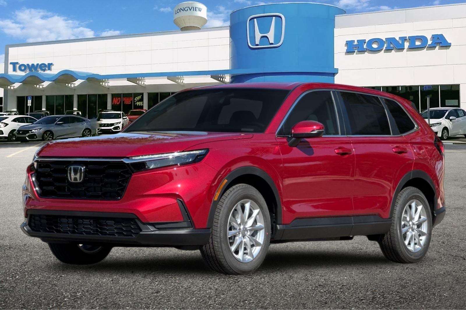 New 2026 Radiant Red Metallic Honda EX image 8