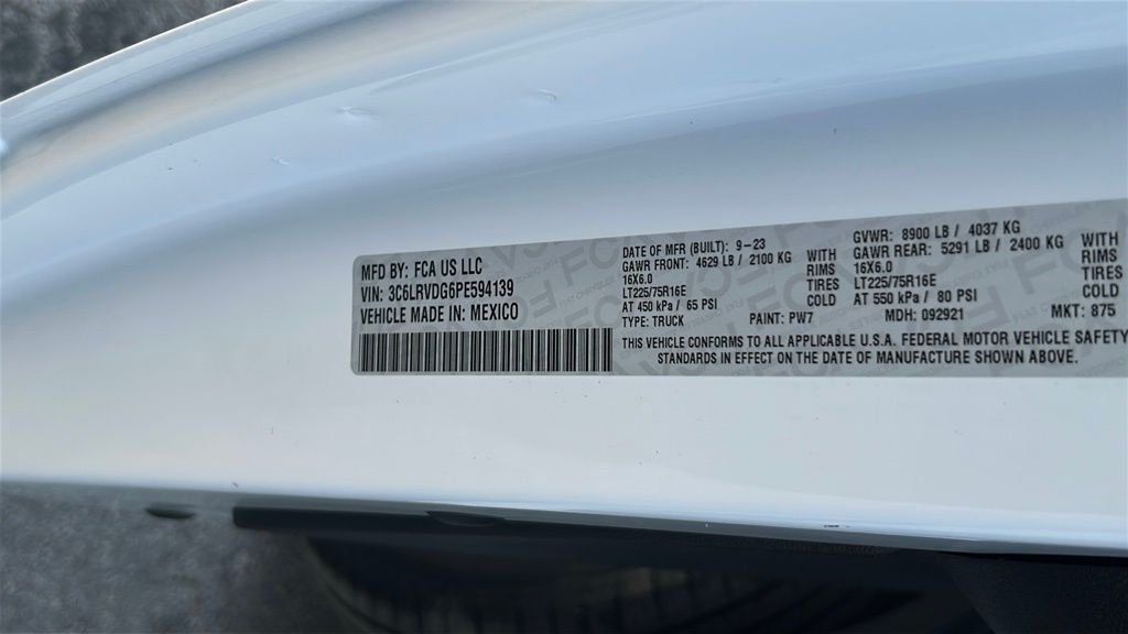Used 2023 White Ram High Roof image 42