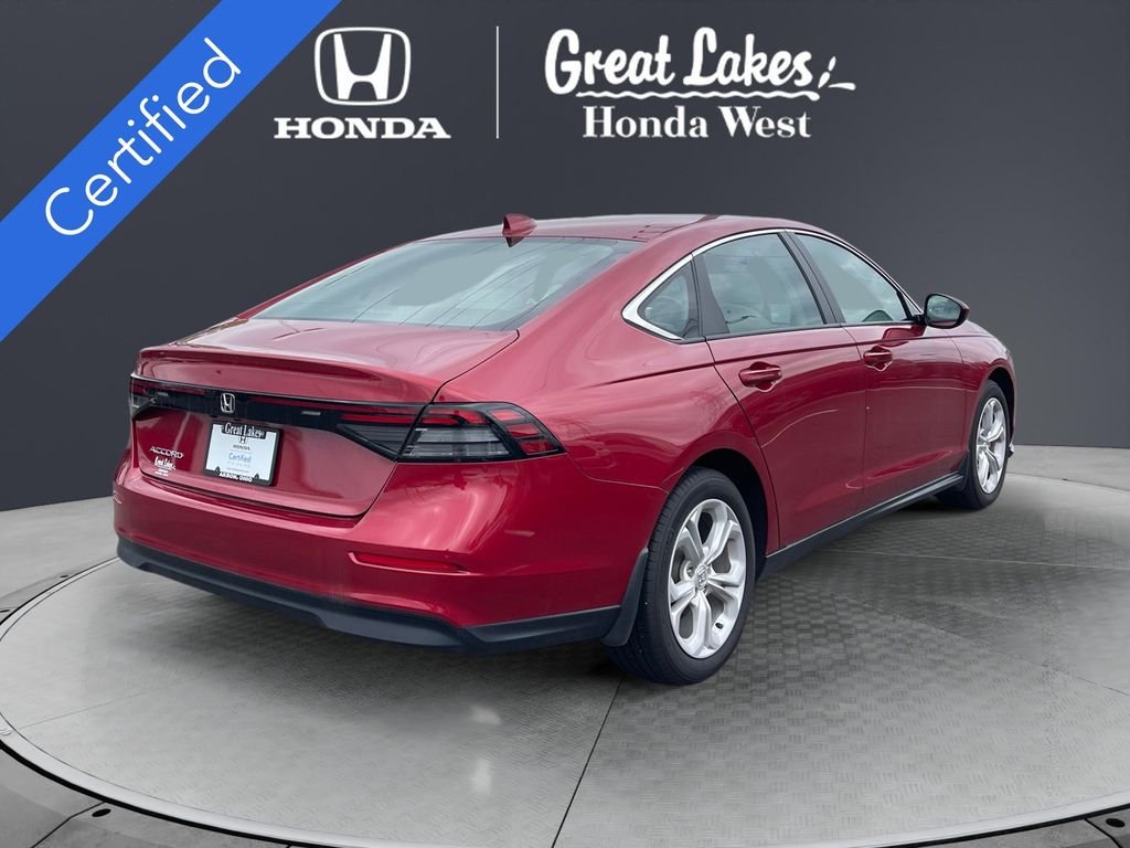 Certified Used 2025 Radiant Red Metallic Honda LX image 5