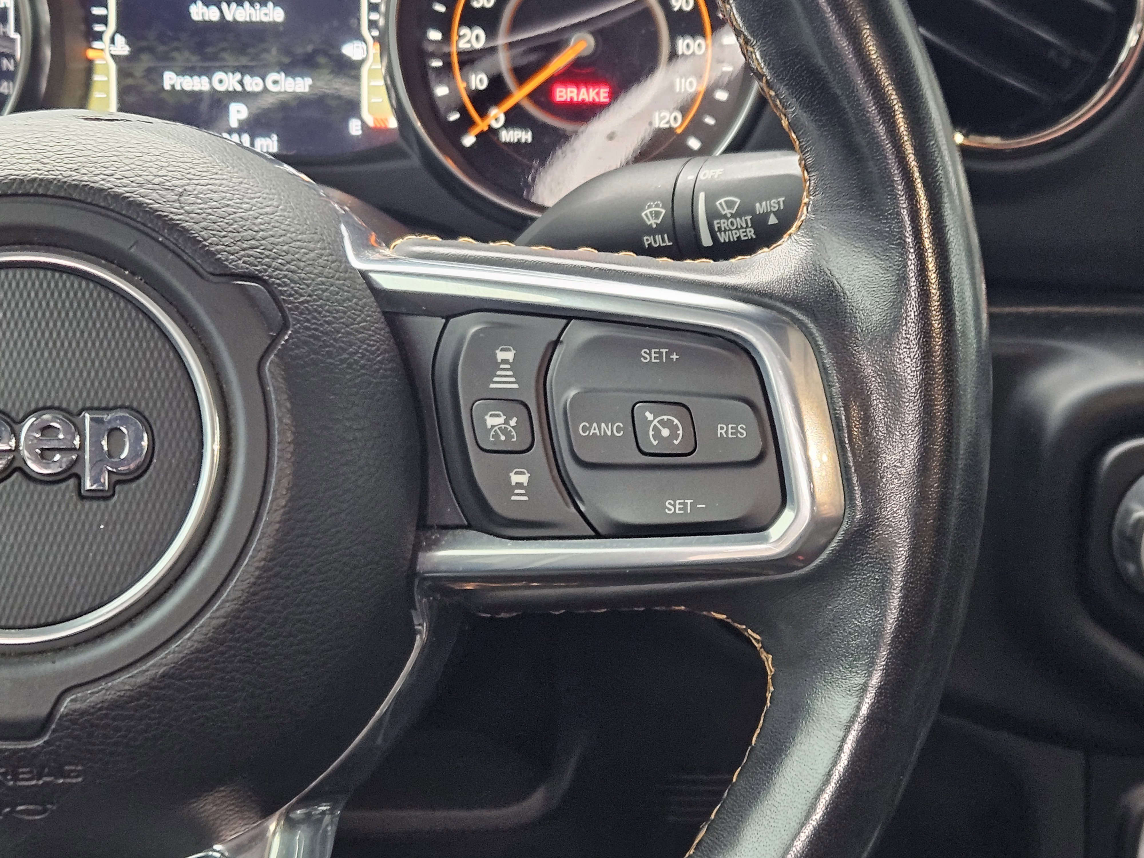 Used 2021 Bright White Clear Coat Jeep High Altitude image 27