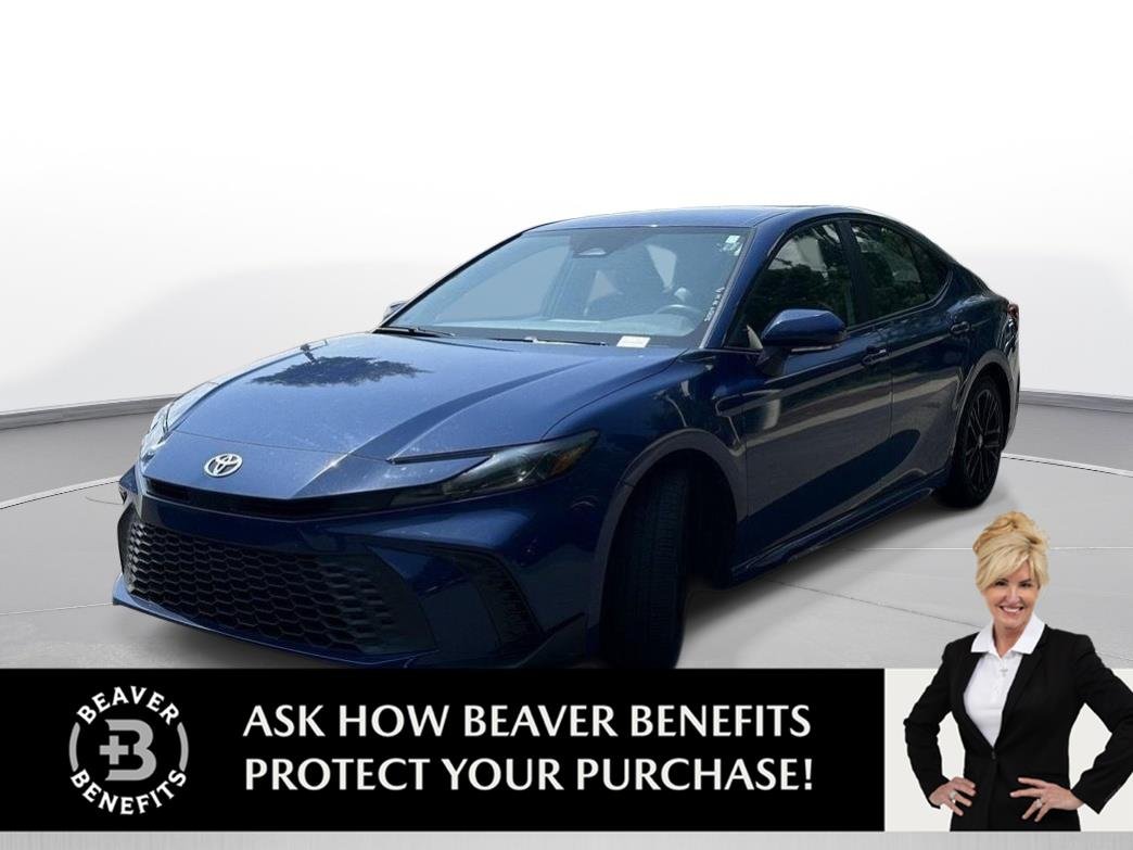 Certified Used 2025 Reservoir Blue Toyota SE image 1