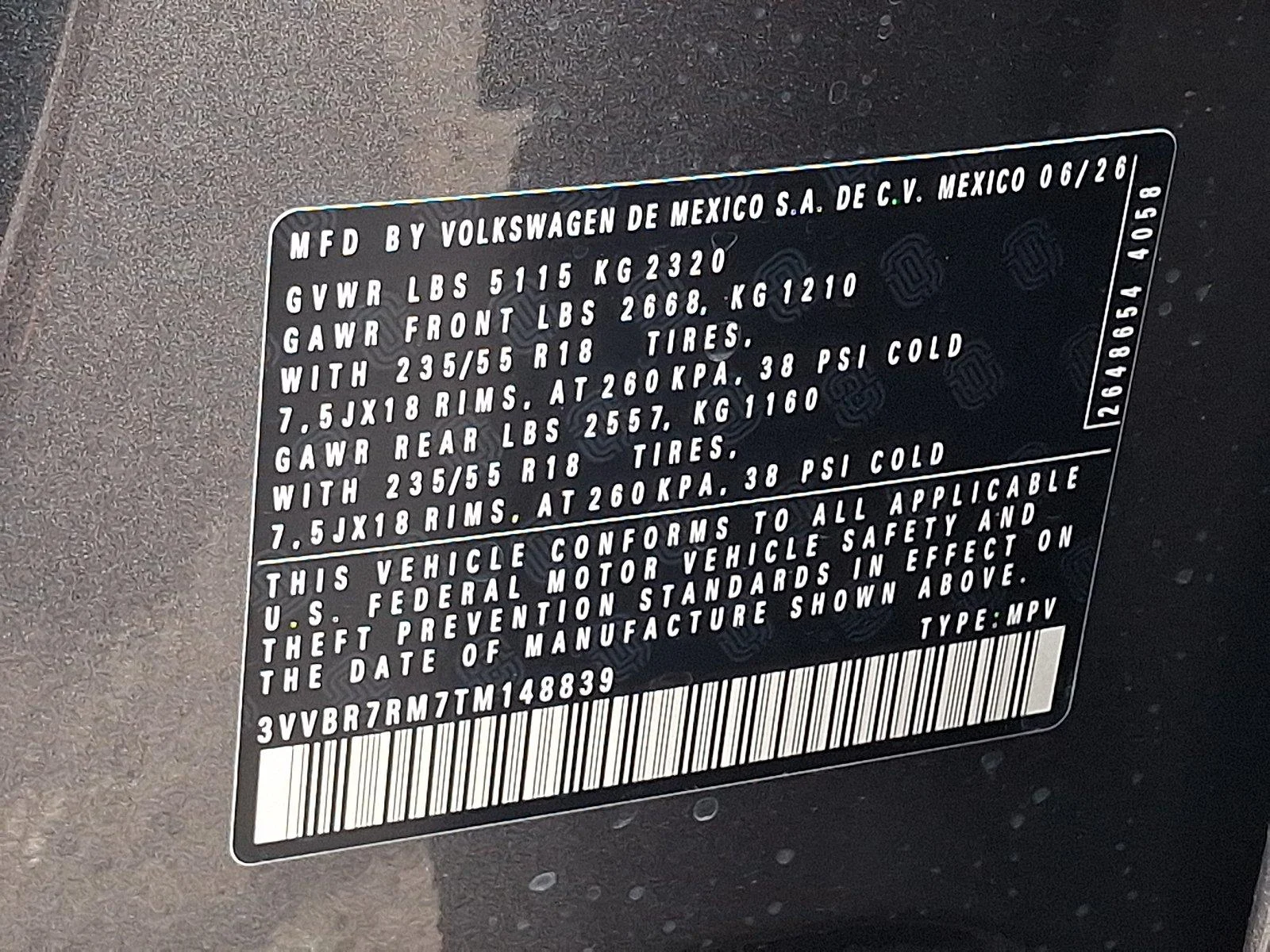 New 2026 2R2R/PLATGRAMET VOLKSWAGEN 4MS image 21