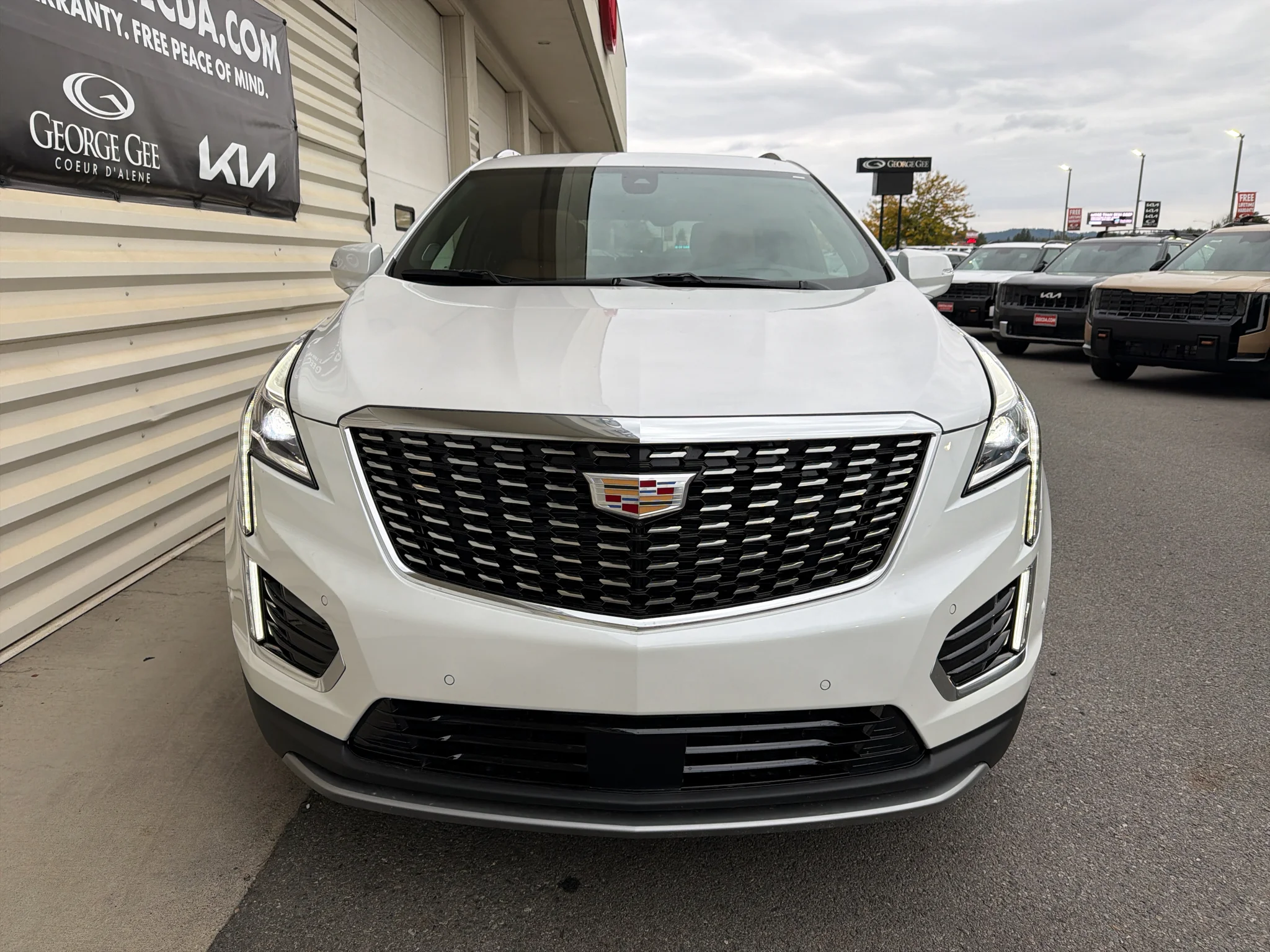 New 2026 Crystal White Tricoat Cadillac AWD Premium Luxury image 2