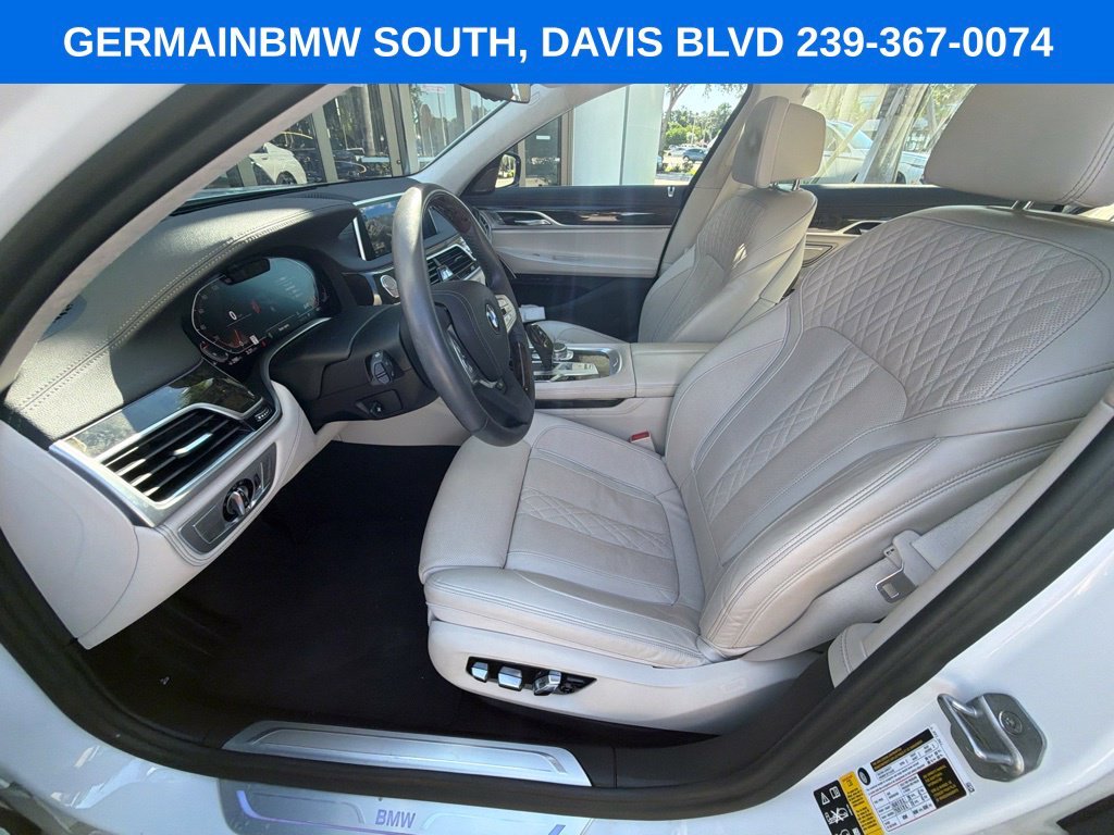 Used 2022 Mineral White Metallic BMW 750i xDrive image 21