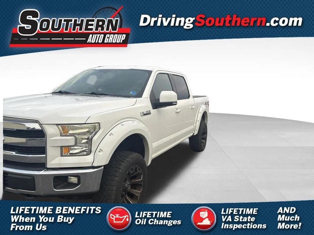 Used 2016 White Ford Lariat image 1
