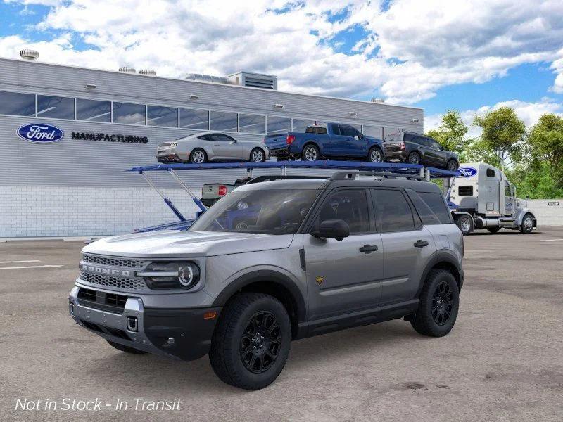 New 2026 Carbonized Gray Metallic Ford Badlands image 1