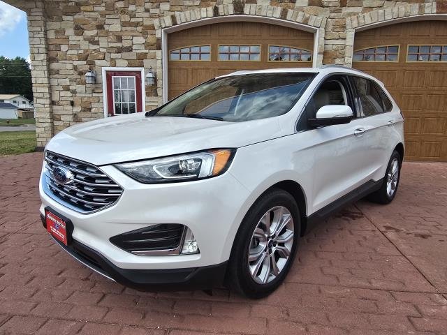 Used 2019 White Platinum Metallic Tri-Coat FORD TITANIUM image 7