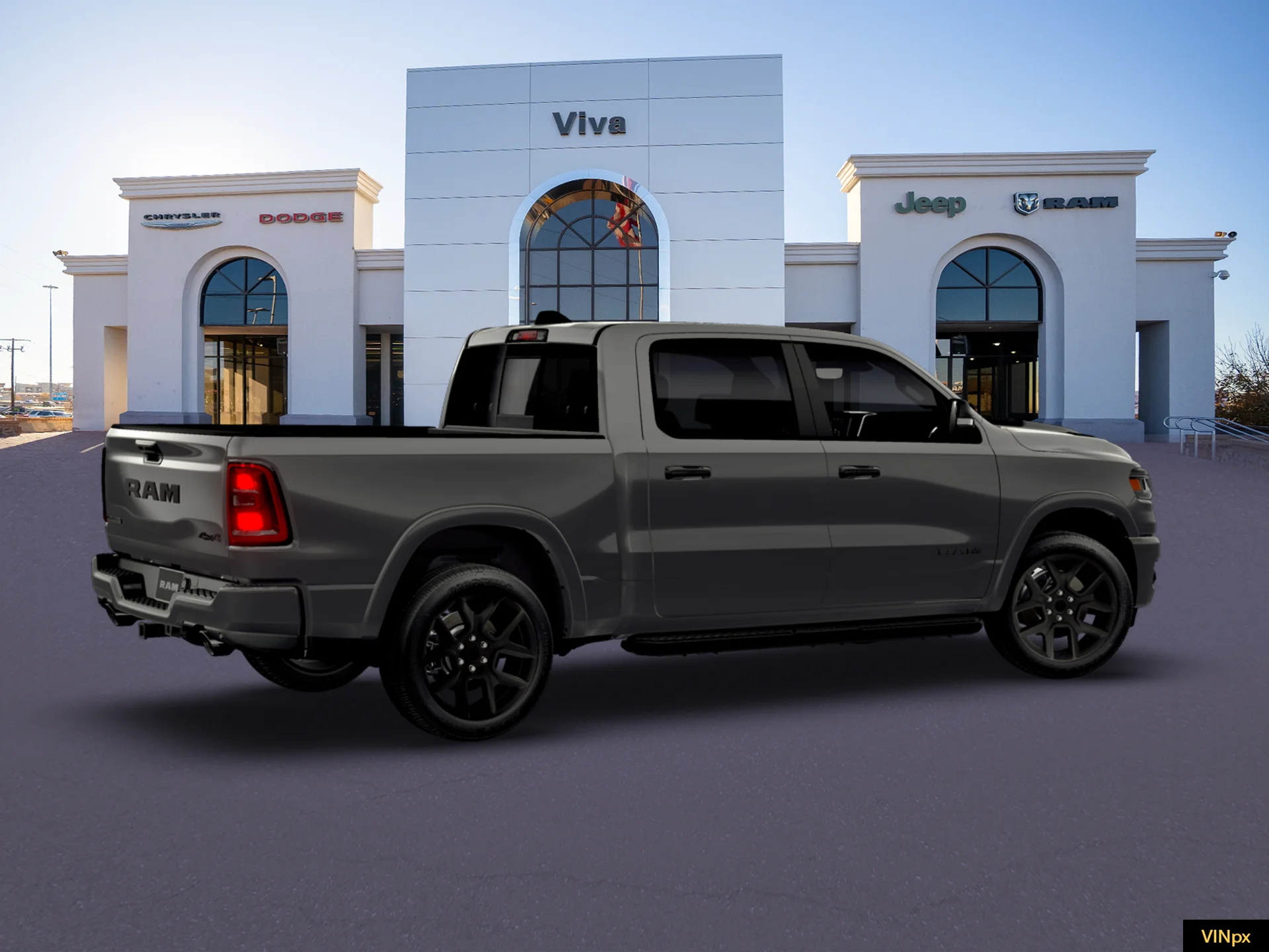 New 2026 Granite Crystal Metallic Clear-Coat Exterior Paint RAM Laramie image 20