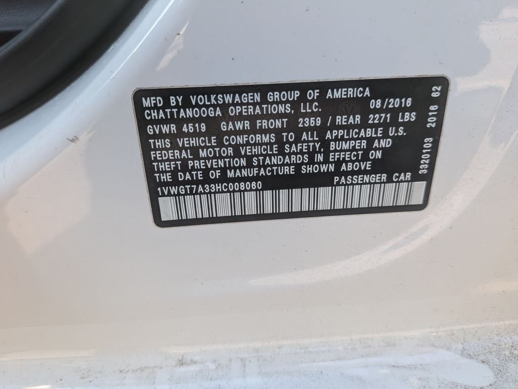 Used 2017 White Volkswagen 1.8T SE image 28