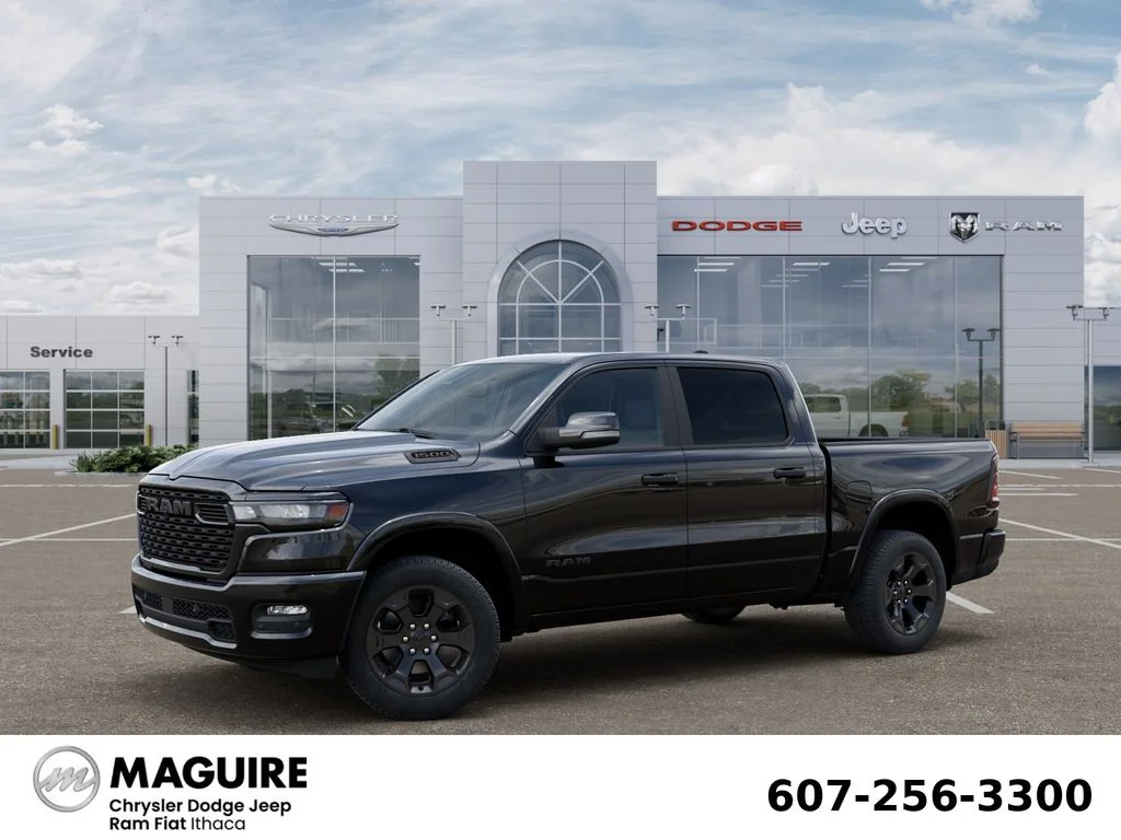 New 2026 Diamond Black Crystal Pearl-Coat Exterior Paint RAM Big Horn/Lone Star image 2