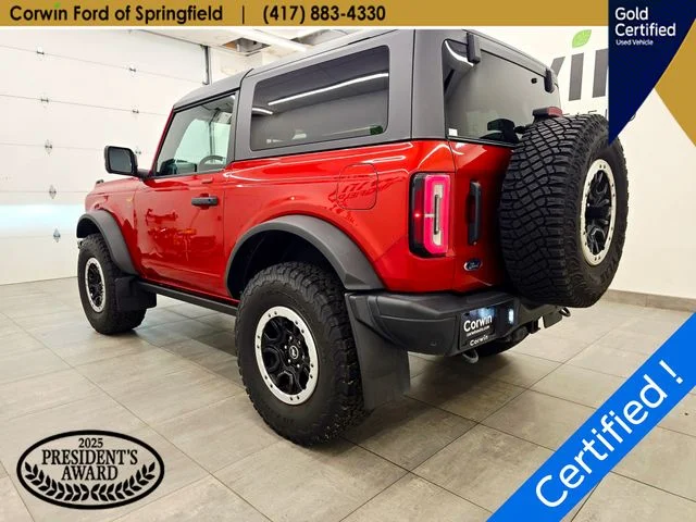 Certified Used 2023 Hot Pepper Red Metallic Tinted Clearcoat Ford Badlands image 4