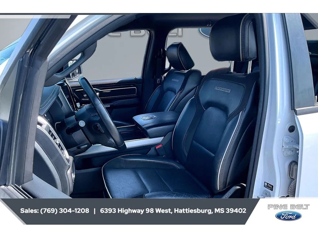 Used 2023 Ivory White Tri-Coat Pearlcoat Ram Laramie image 19