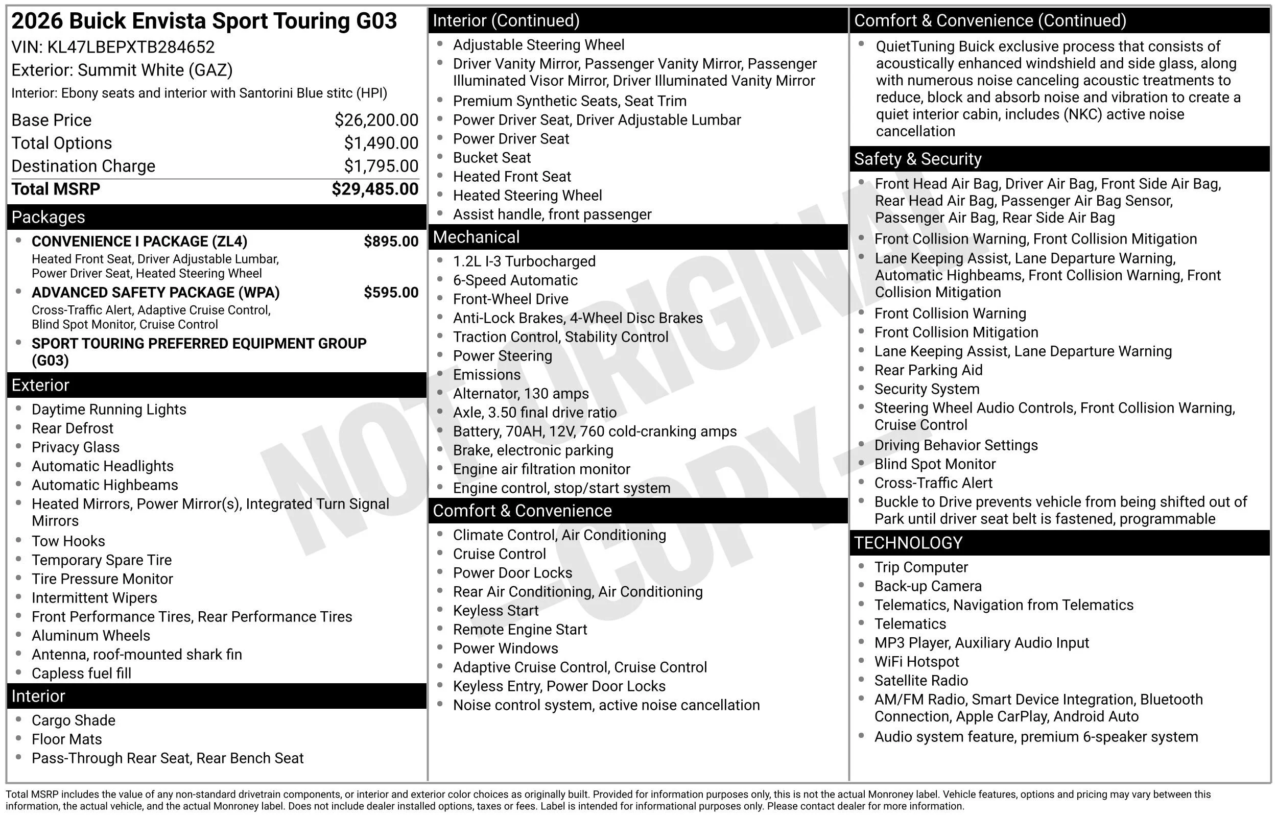 2026 Buick Envista Sport Touring - Photo 39