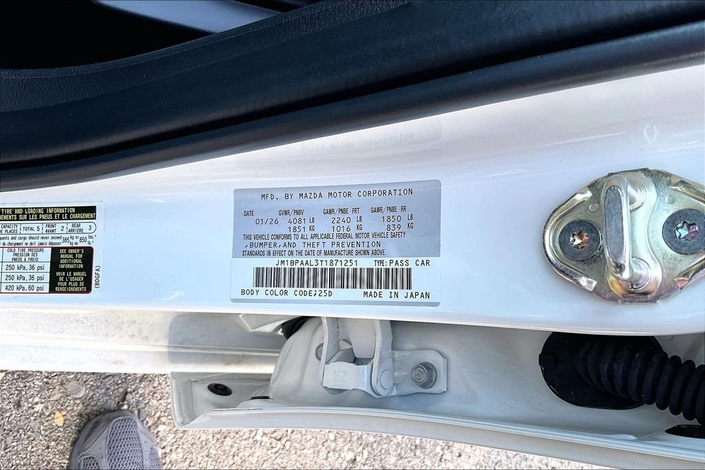 New 2026 Snowflake White Pearl Mazda 2.5 S image 14