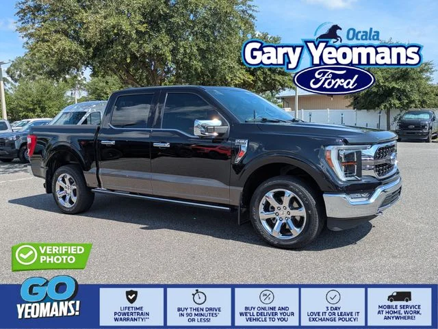 Certified Used 2021 Agate Black Metallic Ford King Ranch image 1