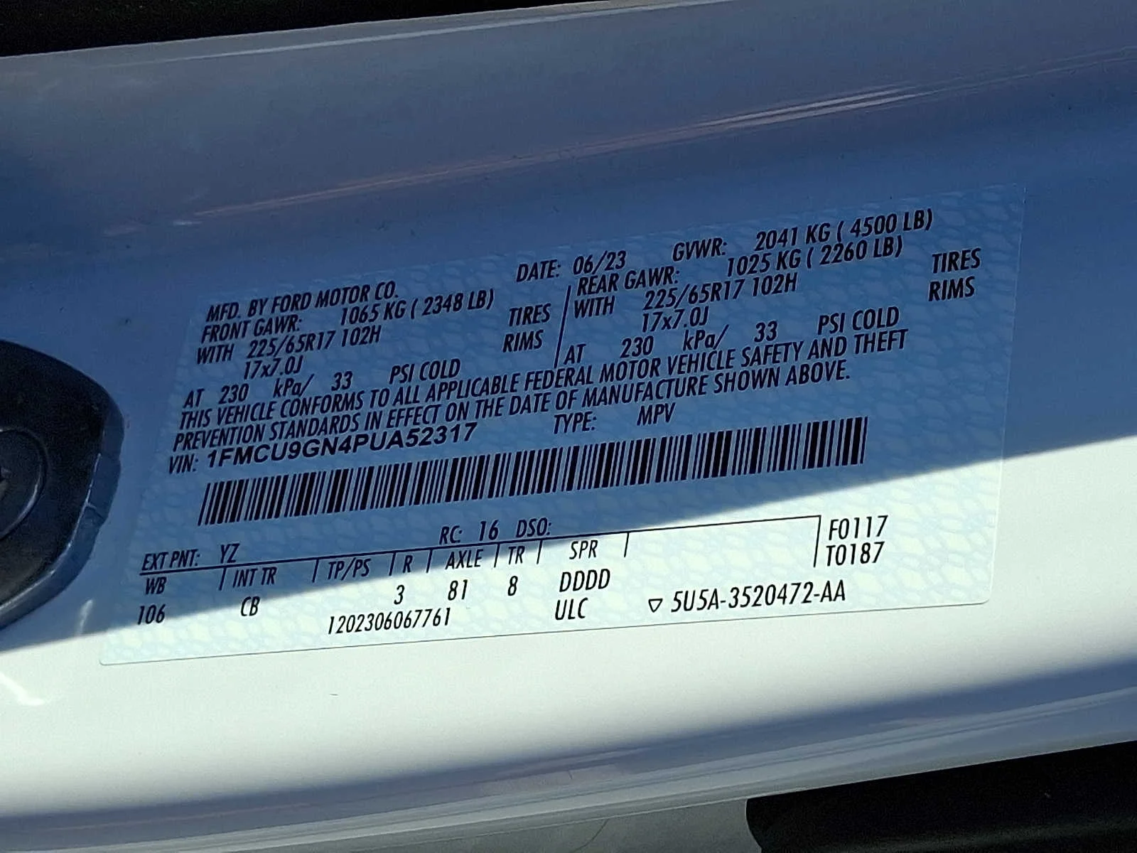Used 2023 White Ford Active image 26