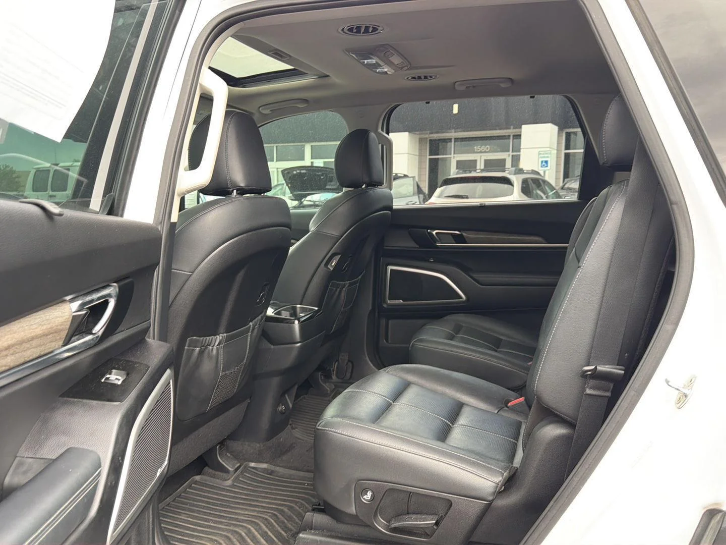 Used 2021 Glacial White Pearl Kia EX image 14