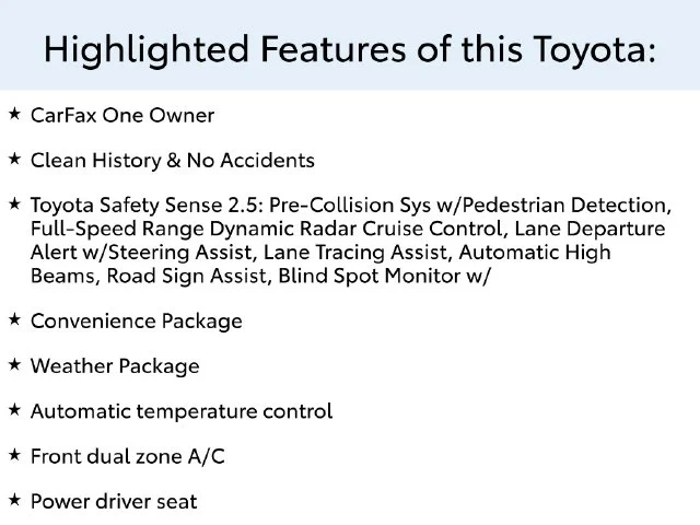 Used 2024 White Toyota XLE image 2