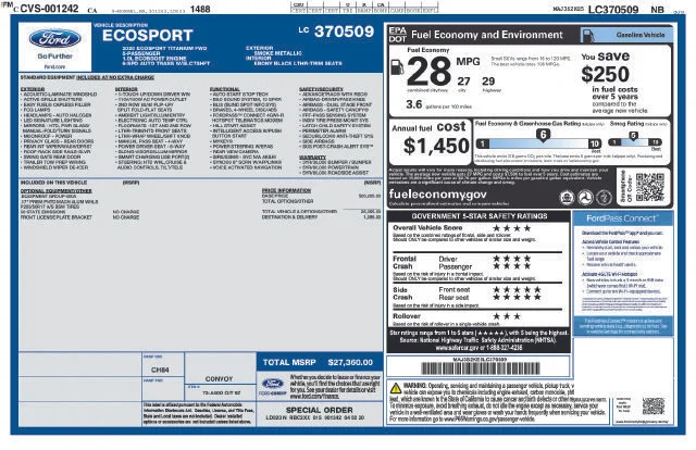Used 2020 Gray Ford Titanium image 32