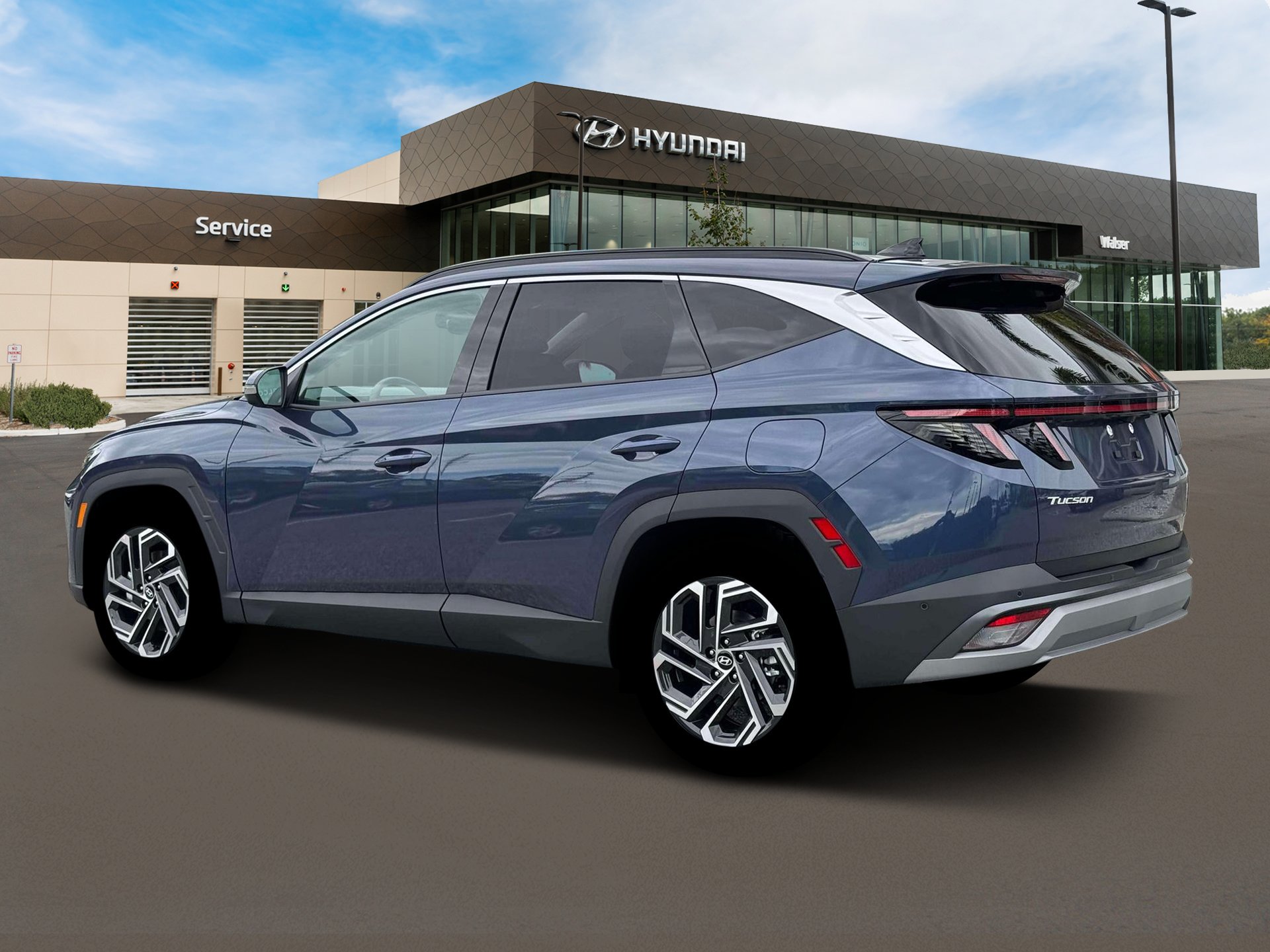 New 2026 Atlantis Blue Hyundai Limited AWD image 5