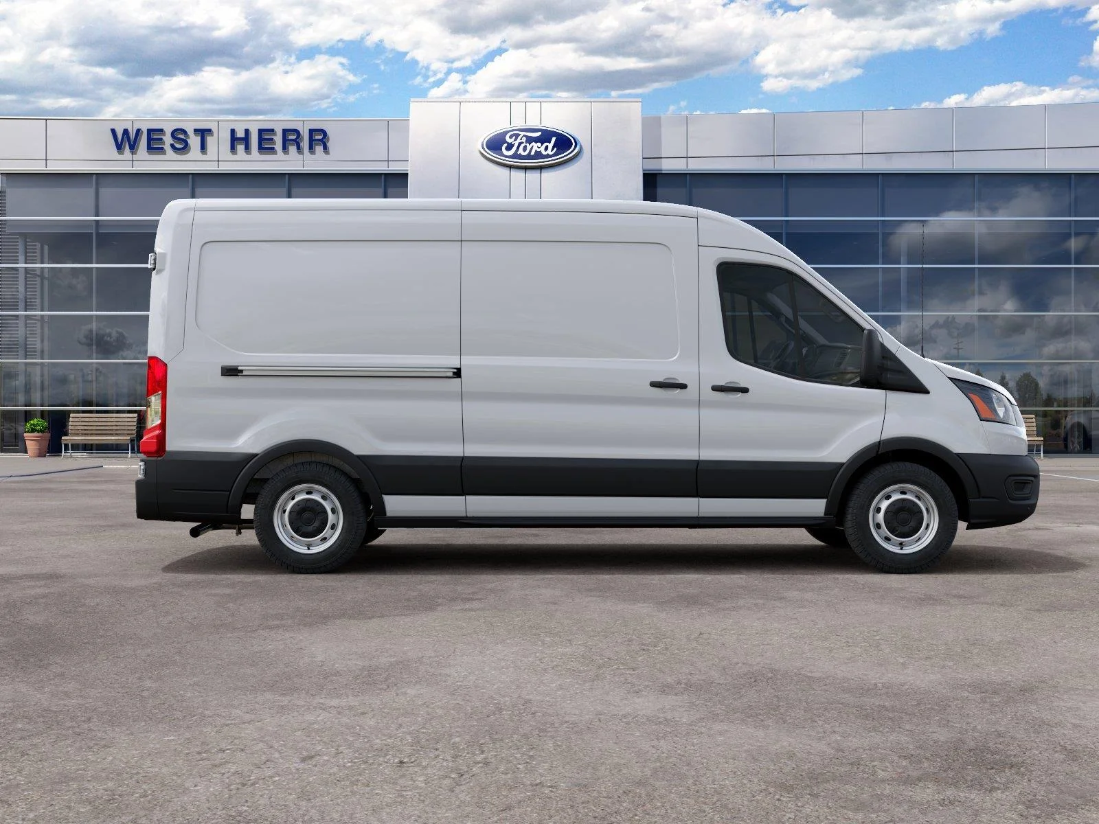 New 2027 Oxford White FORD Cargo Van image 8
